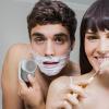 Electric Shaver, Portable Electric Shaver, Small Travel Shaver, Dry Wet Rotary Beard Trimmer, Cordless Public Hair Trimmer, Waterproof Traveling Electric for Men Dad Husband Travel view 2