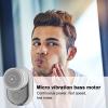Electric Shaver, Portable Electric Shaver, Small Travel Shaver, Dry Wet Rotary Beard Trimmer, Cordless Public Hair Trimmer, Waterproof Traveling Electric for Men Dad Husband Travel view 3