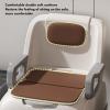 16 Toilet Chairwith Handles, Adjustable Mobile Portable Toilets, Anti Slip and Anti Rollover, Adult Potty Chair Load 660 Lb, Removable Armrest, Wide and Comfortable Seating view 2