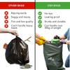 CALZETTE Heavy Duty Bin Bags for Construction Soil Rubble Bags Ultra Strong Builder Bags (Grey, 200 Bags - 40L) view 4