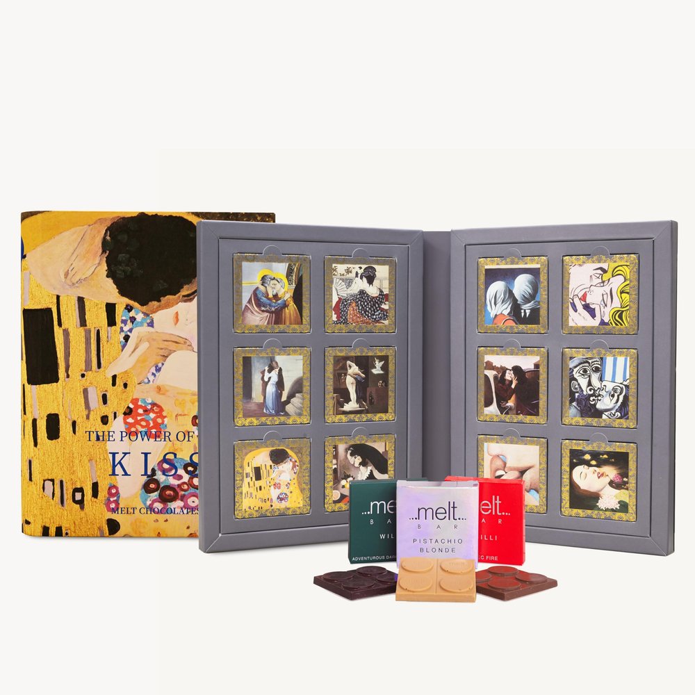 The Power of the Kiss 45g Bar Collection Book | Melt Chocolates