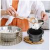 Angoily Wax Melting Bowl Wax Heater Inner Pot 101mm Non-stick Aluminum Accessory for Hair Removal Random Color view 2