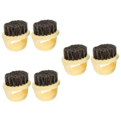 Angoily 6pcs Reusable Beard Brush for Men Beard Brush Broken Hair Cleaning Function for Grooming and Daily Use