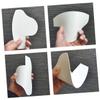 Angoily Beard Kit Accessory Hairline Card Beard Shaping Tool Template Mustache Edge Stencil for Styling and Edging Hairline Drawing Card Guide view 3