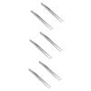 Angoily 6pcs Precision Tweezers Tip Stainless Steel Static for Electronics Jewelry Crafts view 1