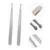 Angoily 6pcs Precision Tweezers Tip Stainless Steel Static for Electronics Jewelry Crafts view 3