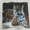 ANEIDA 28 * 28CM 6/12/24PCS Animal Cat Dog Square 100% Cotton Table Napkins Mat Block Print Cotton Napkins Washable Printed Teal Towel view 4