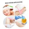 Angoily 3pcs Non-stick Wax Sticks Applicator for Face Waxing Silicone Spatulas for Facial Hair Removal for Women view 3