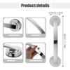 11.79 Inch Grab Rails for Bathroom,Suction Shower Handle Bath Handles for The Elderly Disabled Pregnant Injured Anti-Slip for Toilet Bathtub Stairs Kitchen view 3