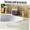 Gatuida Floor Crevice Brush Handheld Cleaning Brush Stiff Plastic Bristles White for Kitchen and Bathroom Gaps Corners and Baseboards view 4