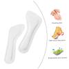 SOESFOUFU High Heel Insoles Self-Adhesive Breathable Leather Shoe Pads Anti-Slip Summer Foot Care Cushions for Womens Sandals and Daily Use view 3