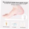 SOESFOUFU High Heel Insoles Self-Adhesive Breathable Leather Shoe Pads Anti-Slip Summer Foot Care Cushions for Womens Sandals and Daily Use view 4