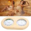 BusoTh Wooden Sauna Room Thermometer Hygrometer 2 in 1, 0-120 Temperature, 0-100% Humidity, Wall Mounted for Sauna, Steam Room, Bathroom view 3