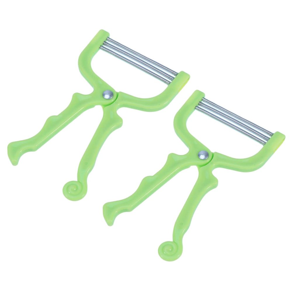 SOESFOUFU Face Hair Threader 2pcs Manual Facial Hair Remover Practical Epilator Tool for Women Portable