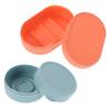 OUNONA 6pcs Portable Soap Holder Soap Box Creative Case for Travel for Bathroom and Go Use Random Color view 1