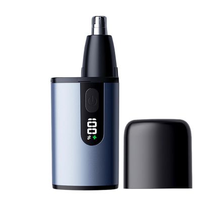 Nose Hair Trimmer, Nose Hair Removal - Rechargeable Nose Hair Clipper, Portable Nose Trimmer, Eyebrow Trimmer for Hygienic Grooming and Easy Cleaning, Display of