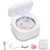 Famisym Ultrasonic Cleaner for Dentures, Retainer, Aligner, Mouth Guard, Toothbrush Head, 45KHz Ultrasonic Cleaner Machine with UV for All Dental Appliances, Jewelry, Diamonds view 1