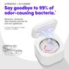 Famisym Ultrasonic Cleaner for Dentures, Retainer, Aligner, Mouth Guard, Toothbrush Head, 45KHz Ultrasonic Cleaner Machine with UV for All Dental Appliances, Jewelry, Diamonds view 4