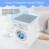 Laundry Powder Metal Box Laundry Gel Storage Box Laundry Detergent Canister with Transparent Skylight Design Unique Washing Machine Shape Laundry Powder Bin view 3
