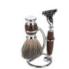 1PC Black Stainless Steel Holder Stand Brush Shaving Holder Safety Men's Shaving Brush Stand Shaver Kit Organizer ( Color : Black ) view 4