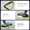 BIUBLE Cordless Electric Mop, Dual Spin Floor Cleaning Mop with LED Headlight/Stand-Free/Water Sprayer,Handheld Polisher Scrubber with 300 ML Water Tank for Multi Floors view 4