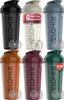 VELOMIX -6 PACK- 828ml Protein Shaker Bottle - 6x Wire Mixball for Lump-Free Shakes | Leak Proof Shaker for Protein Shakes | Protein Shake Bottle for Mixing Powdered Shakes | BPA-Free Shaker Cup view 1