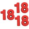 Ciieeo 6pcs Silicone Cake Molds Birthday Number Cake Tools Pastry Molds for Baking view 1