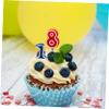 Ciieeo 6pcs Silicone Cake Molds Birthday Number Cake Tools Pastry Molds for Baking view 2