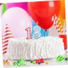 Ciieeo 6pcs Silicone Cake Molds Birthday Number Cake Tools Pastry Molds for Baking view 3