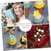 Ciieeo 6pcs Silicone Cake Molds Birthday Number Cake Tools Pastry Molds for Baking view 4