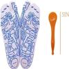 Acupressure Reflexology Socks, Acupressure Reflexology Tools Set with Acupoint Pen, Foot Massage Pain Relief Acupuncture Socks, Cotton Reflexology Acupressure Charts in English (Color : Men, Size : view 3