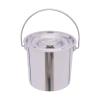 6L Stainless Steel Bucket with Lid, Food Industrial Bucket, Kitchen Bucket, Milk Bucket, Food Bucket, Champagne Cooler, Ice Cube Bucket (6L) view 3