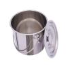 6L Stainless Steel Bucket with Lid, Food Industrial Bucket, Kitchen Bucket, Milk Bucket, Food Bucket, Champagne Cooler, Ice Cube Bucket (6L) view 4