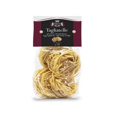 Valnerina Tartufi Italian White Truffle Tagliatelle Pasta | Long Egg Pasta | Pack 250 gr.