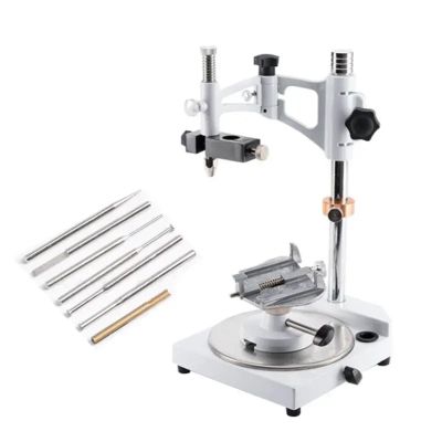 Bceer Dental Lab Surveyor Visualizer Adjustable Square Base Parallel Observation With Tool & Handkit Holder