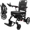 10 Miles Driving Distance Lightweight (Only 21.7KG) Portable Travel Electric Wheelchairs for Adults, Folding Power Wheelchairs for Seniors, All Terrain Motorized Wheelchairs Support 120KG view 1