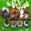 MAIBAOTA 1.6" Clear Quartz Crystal 4pcs Rough Stones Healing Crystals Natural Raw Gemstones Gifts for Beginners Protection Chakra Reiki Spiritual Balancing Meditation Bulk Rocks view 4