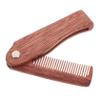 FRCOLOR 2pcs Portable Folding Comb Brush Travel Mustache Comb Hair Supply Professional Beard Styling view 1