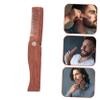 FRCOLOR 2pcs Portable Folding Comb Brush Travel Mustache Comb Hair Supply Professional Beard Styling view 3