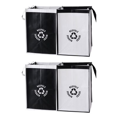 Morain Polypropylene Trash Bin Set Waterproof Baskets Recycle Waste Bags Space Saving And Versatile Solution Practical &Stylish Large Capacity Trash Bins