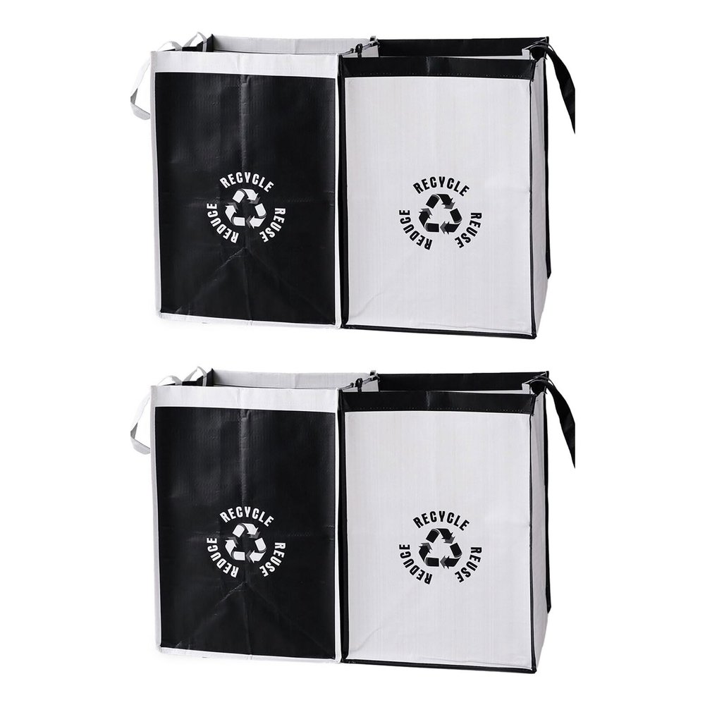 Morain Polypropylene Trash Bin Set Waterproof Baskets Recycle Waste Bags Space Saving And Versatile Solution Practical &Stylish Large Capacity Trash Bins