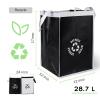 Morain Polypropylene Trash Bin Set Waterproof Baskets Recycle Waste Bags Space Saving And Versatile Solution Practical &Stylish Large Capacity Trash Bins view 4