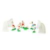 CAXUSD Football Birthday Decoration Cake Topper Set Soccer Players Non-edible for Boys' Parties view 1
