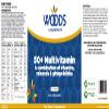 Woods Supplements - 50+ Multivitamins 90x Tablets Multi Vitamins for Men and Women 50 Plus with Minerals, Vitamins A, B, C, D, E, Folic Acid, Zinc, Selenium and Ginkgo Biloba view 2