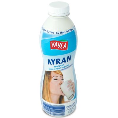By Pufai Grocery, Yayla Ayran Natural Yoghurt Drink Traditional Turkish Drink Ayran 700 millimeter