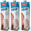 By Pufai Grocery, Ayran Natural Yoghurt Drink Traditional Turkish Drink Ayran 1000 millimeter x 3 Bottles view 1