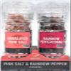 Soeos Spice Seasoning Set of 2, 3.5oz(150g), With Integrated Grinders, Salt and Pepper Grinder Set, Pure and Fresh Perfect for BBQ Seasoning Gift Set, Grilling Spice, Herb, Spice & Seasoning Gifts view 2