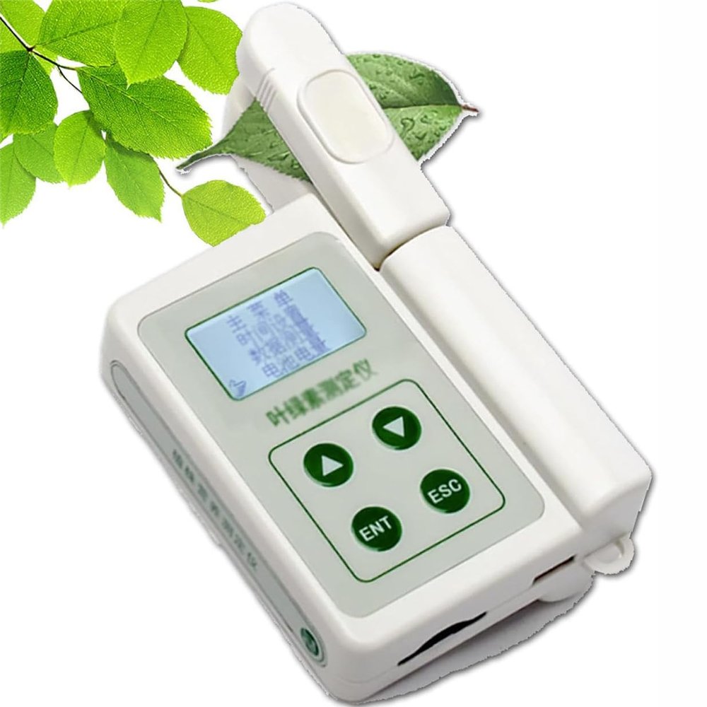 CYMYYDS Portable Chlorophyll Analyzer Chlorophyll Meter, Hand-held Chlorophyll Tester, Compact & Portable, Perfect for Agricultural, Plant Enthusiasts,A