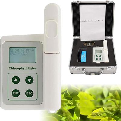 CYMYYDS Handheld Chlorophyll Meter for Testing Plant Chlorophyll, Portable Digital Chlorophyll Analyzer, Ideal for Precision Farming, Gardening, and Environmental Research,A