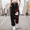 Women's Activewear Trouser Straight Wide Leg Yoga Pants with Pockets Comfort Tracksuit Bottoms Workout Jogger Causal Cargo Lounge Sweatpant view 2